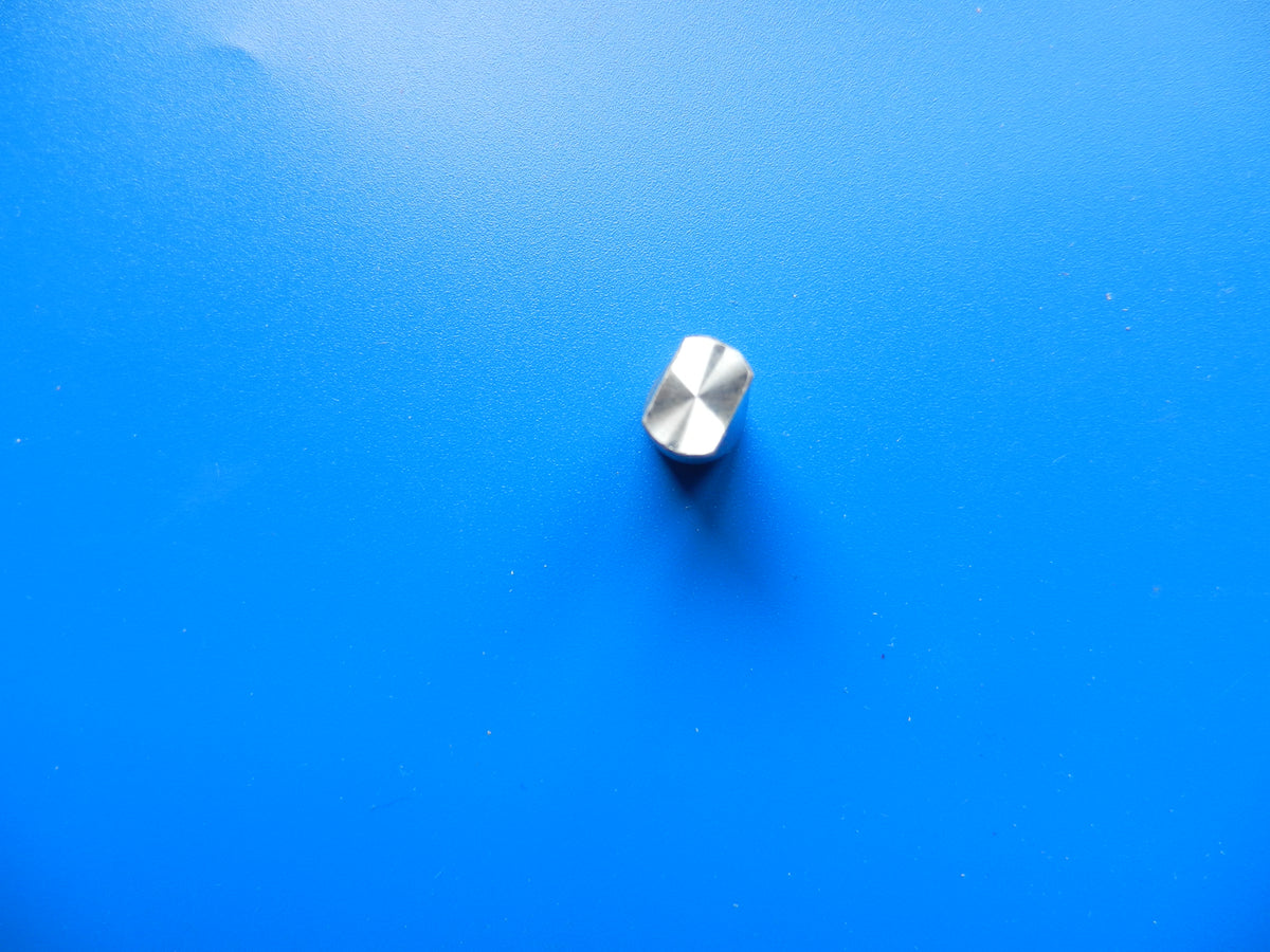 V5000 Tastenhebelknopf silber für GRUNDIG 100mm Hifi Verstärker