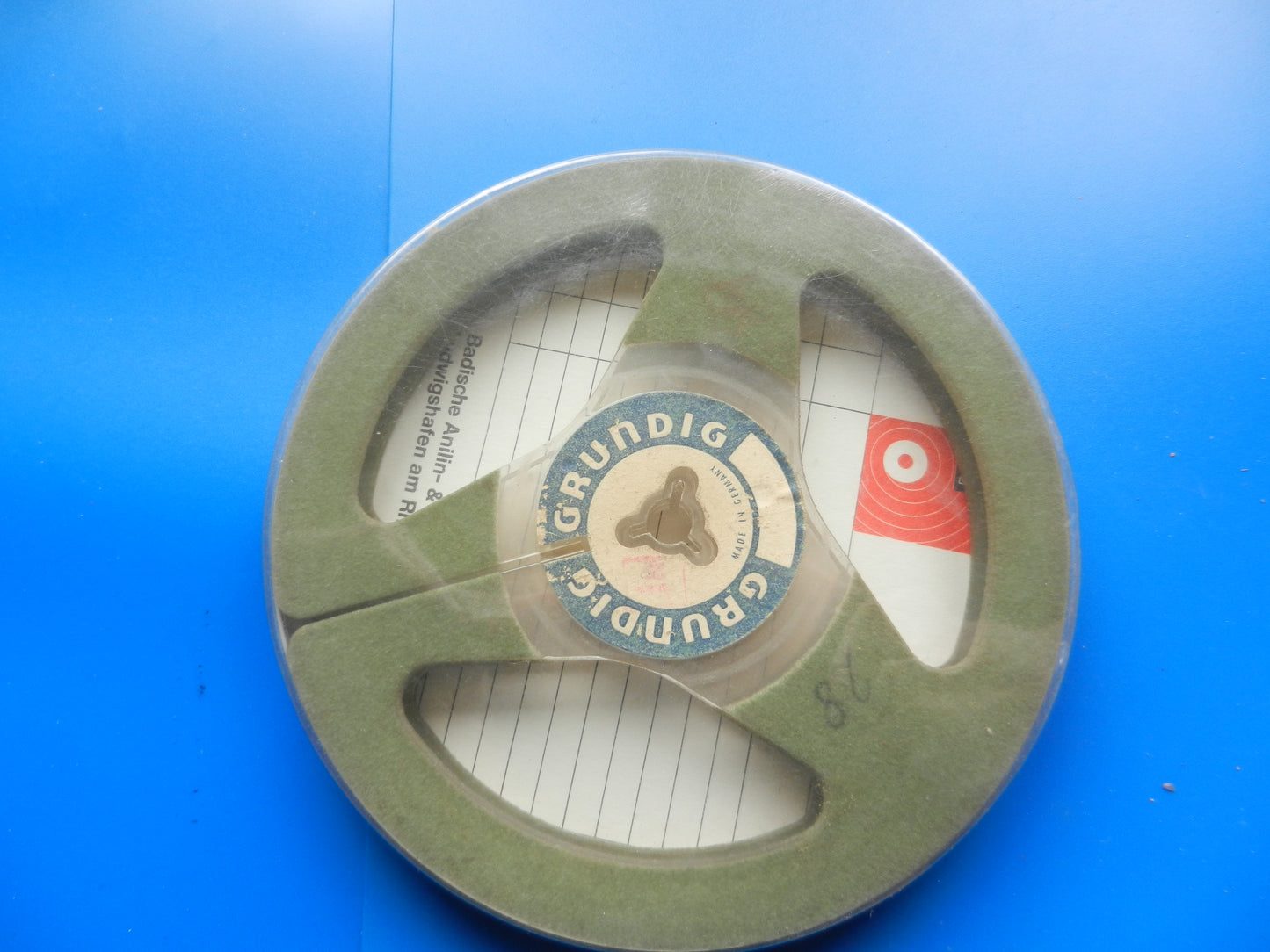 Tonband Spule 15cm von GRUNDIG