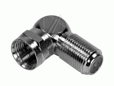F - Winkeladapter Stecker / Kupplung Metall