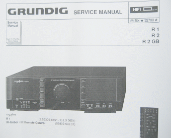 R1 / R2 Hifi Receiver Service Manual - GRUNDIG