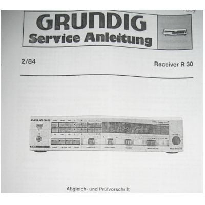 R30 Hifi Midi Receiver Service Manual - GRUNDIG