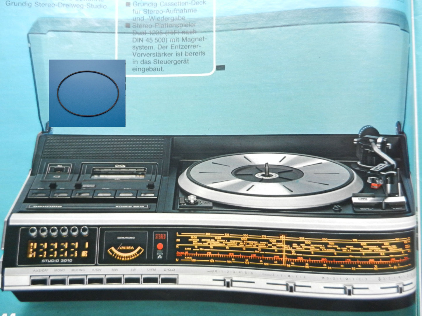 Studio 3010 Hifi Antriebsriemen GRUNDIG