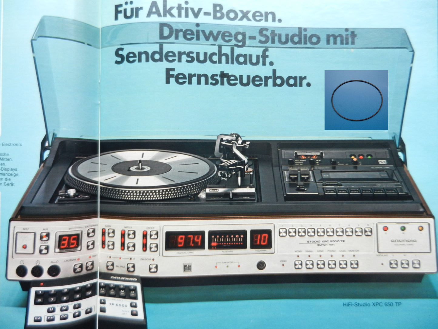 XPC650 TP Studio Hifi Antriebsriemen GRUNDIG