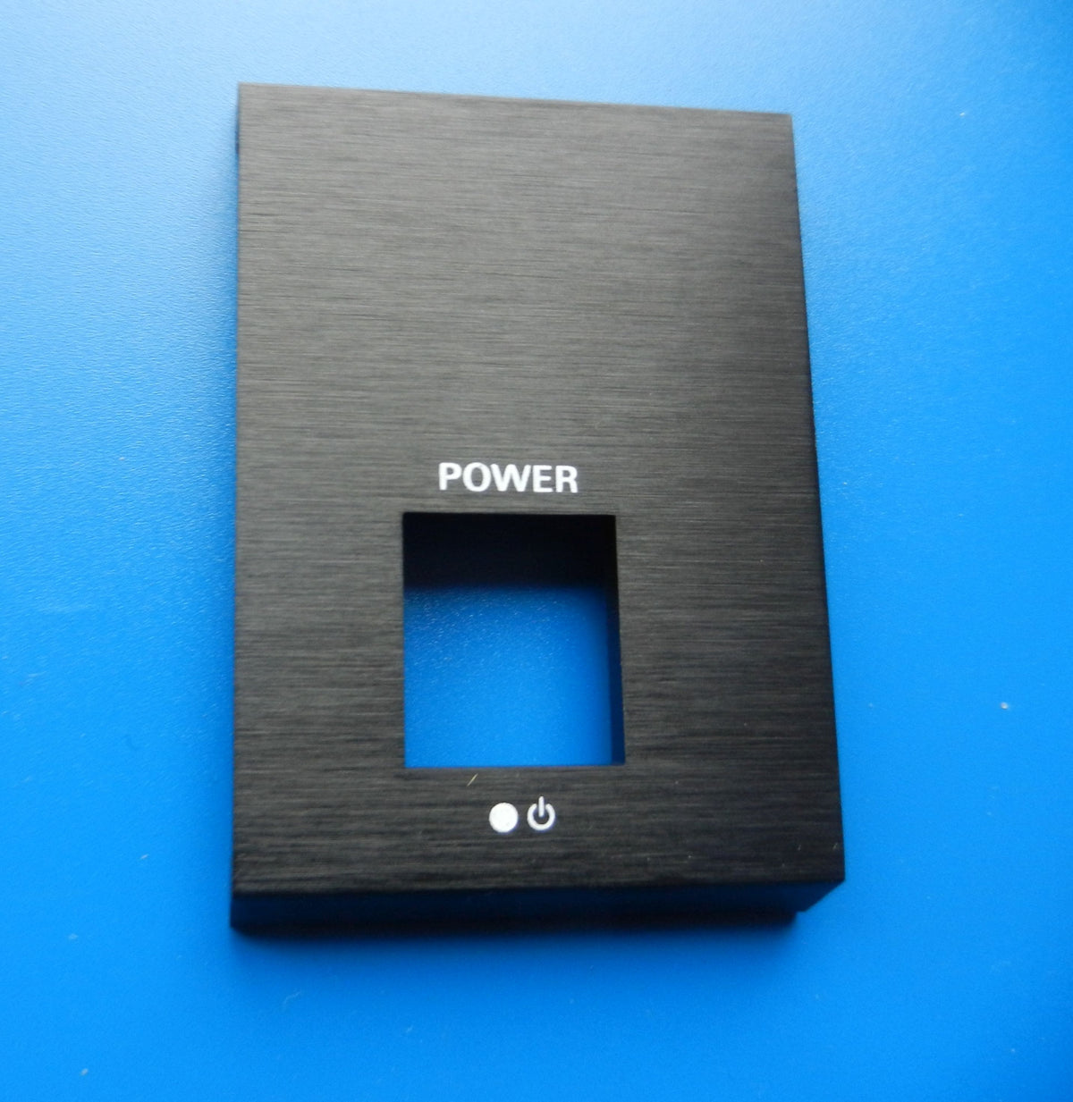 CF7300 / CF7200 / CF7100 /a Alu Frontblende klein links in schwarz für Hifi Deck von GRUNDIG