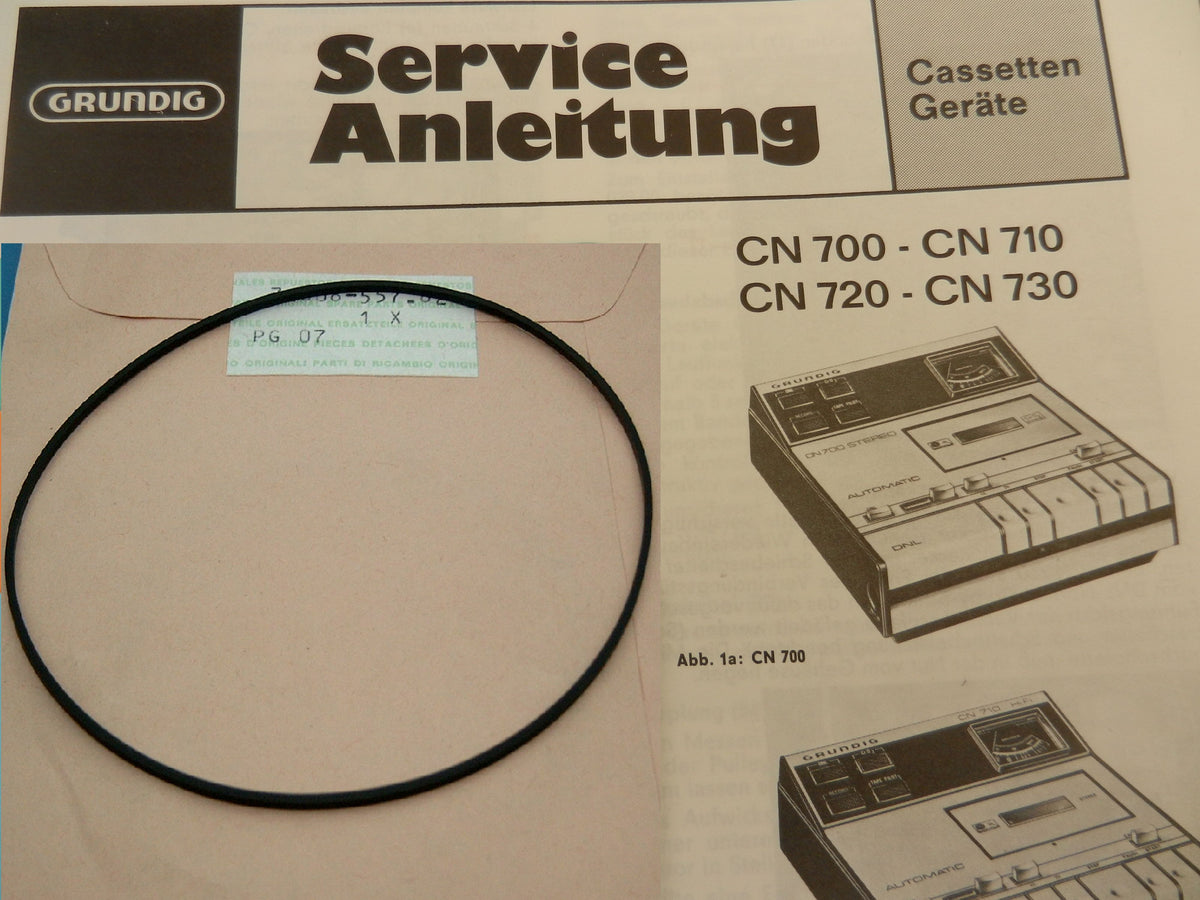 CN730 CN720 CN710 CN700 Capstan Riemen für Hifi Cassettendeck von GRUNDIG