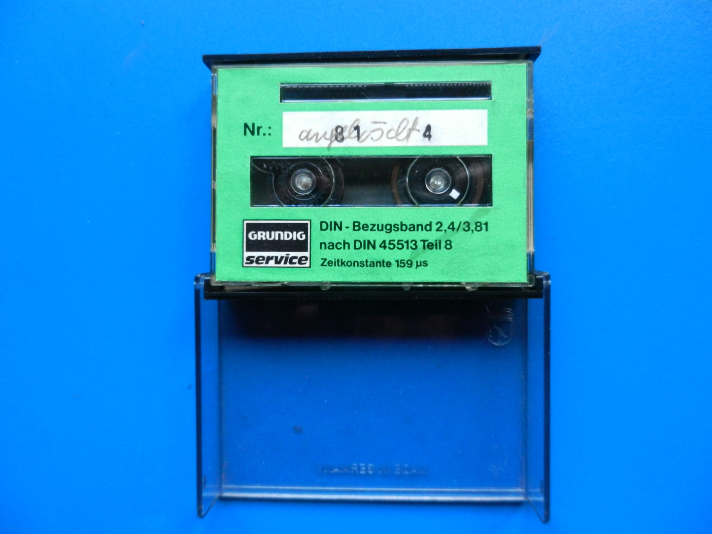 DIN Bezugsband 2,4 / 3,81 für GRUNDIG Diktiergeräte mit Steno Cassette