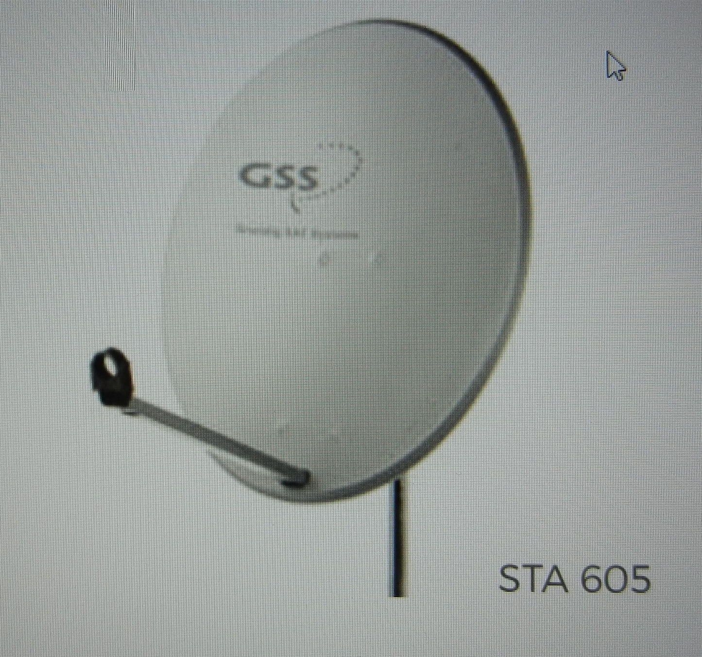 STA605 SAT Alu Spiegel in hellgrau von GRUNDIG GSS