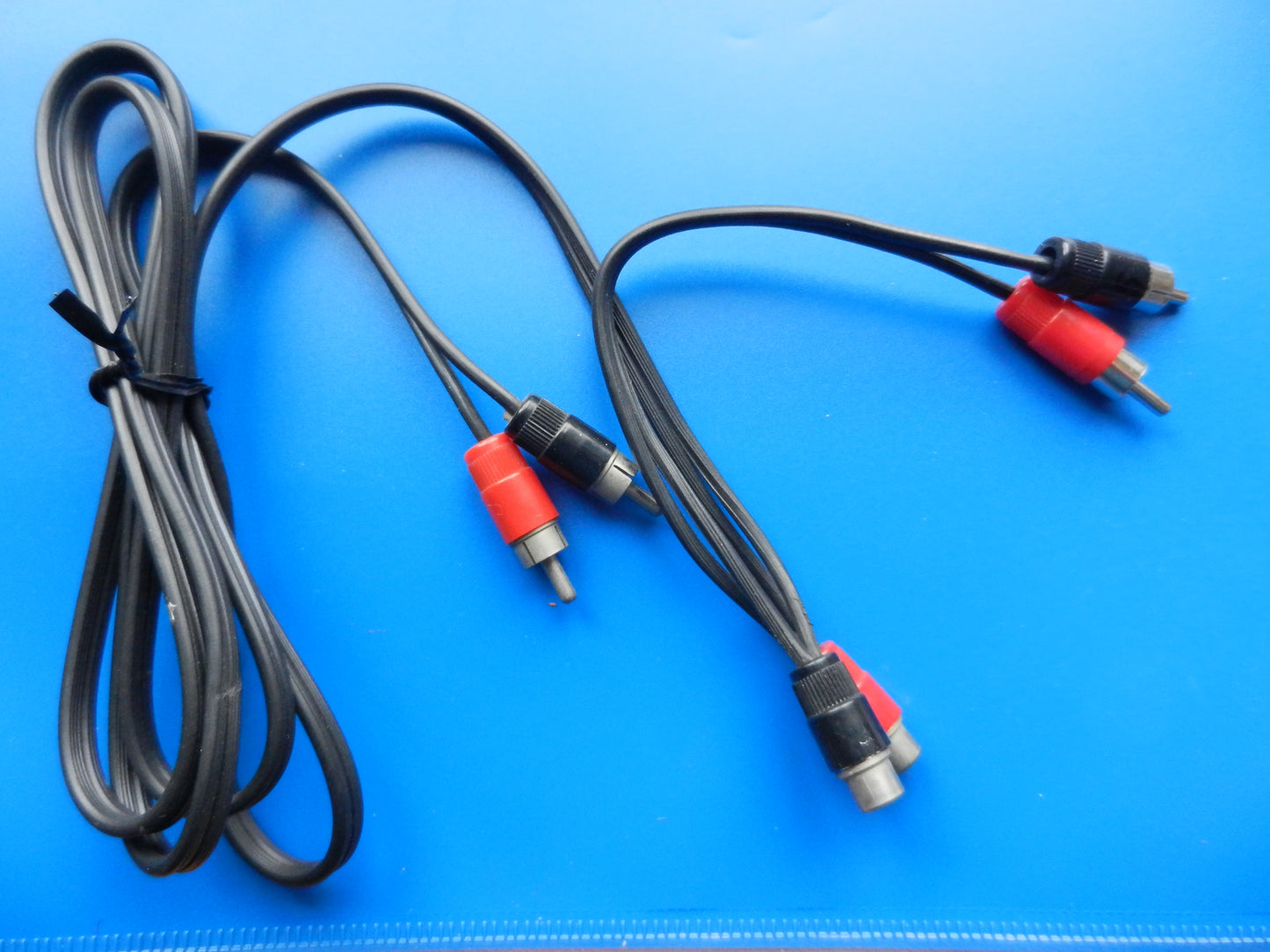 Kabel CINCH Stecker - CINCH Kupplung / Stecker 1,5m Verlängerungskabel