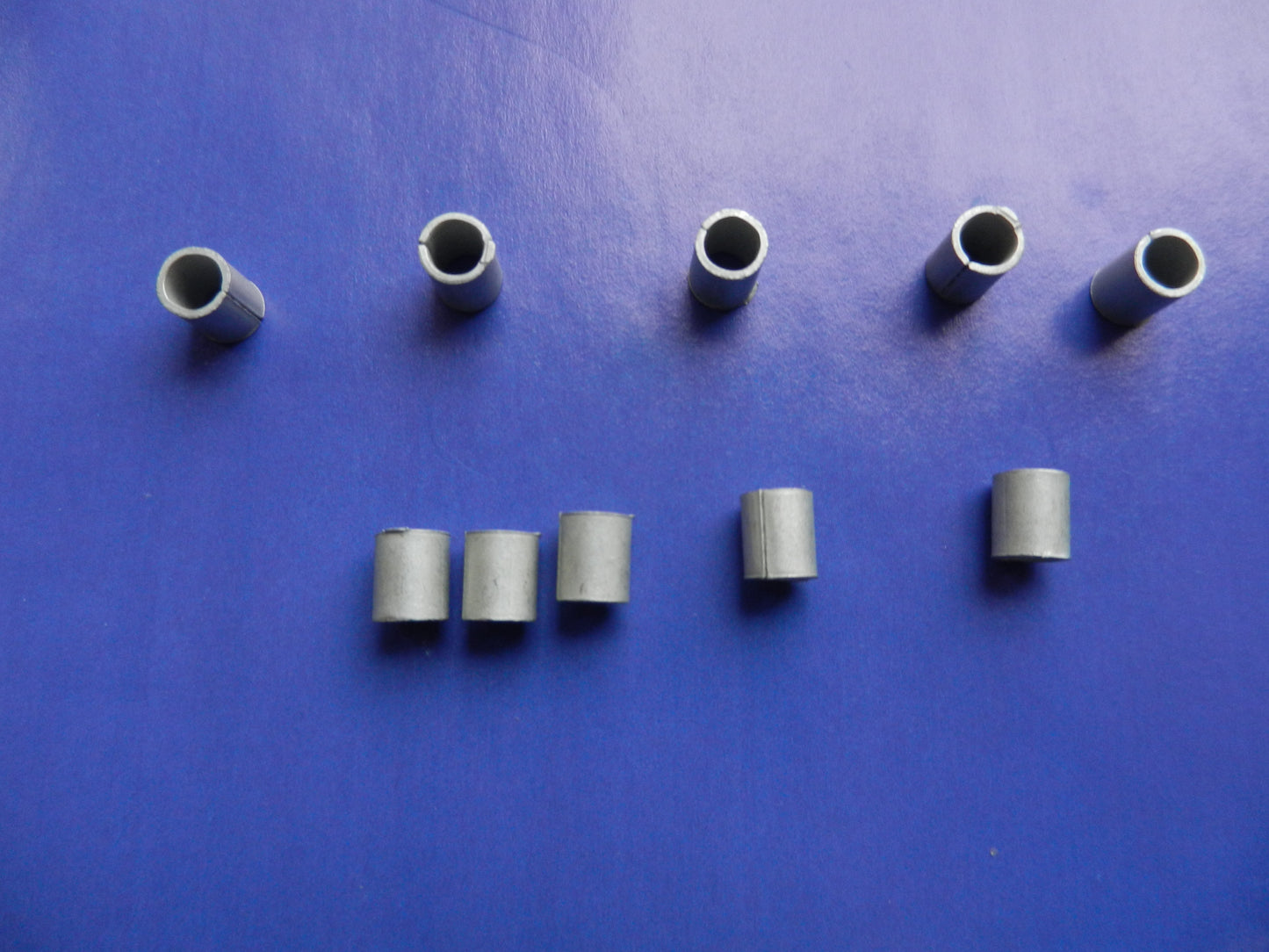 Distanzrollen Abstandsrollen ( 10 Stück ) aus Alu 7mm für Hifi Cassettencorder von GRUNDIG