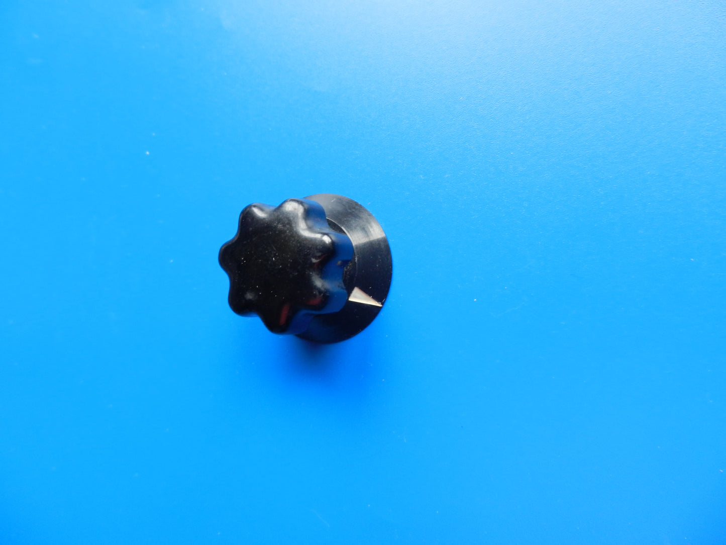 Meßgeräte Drehknopf schwarz für 6mm Achse