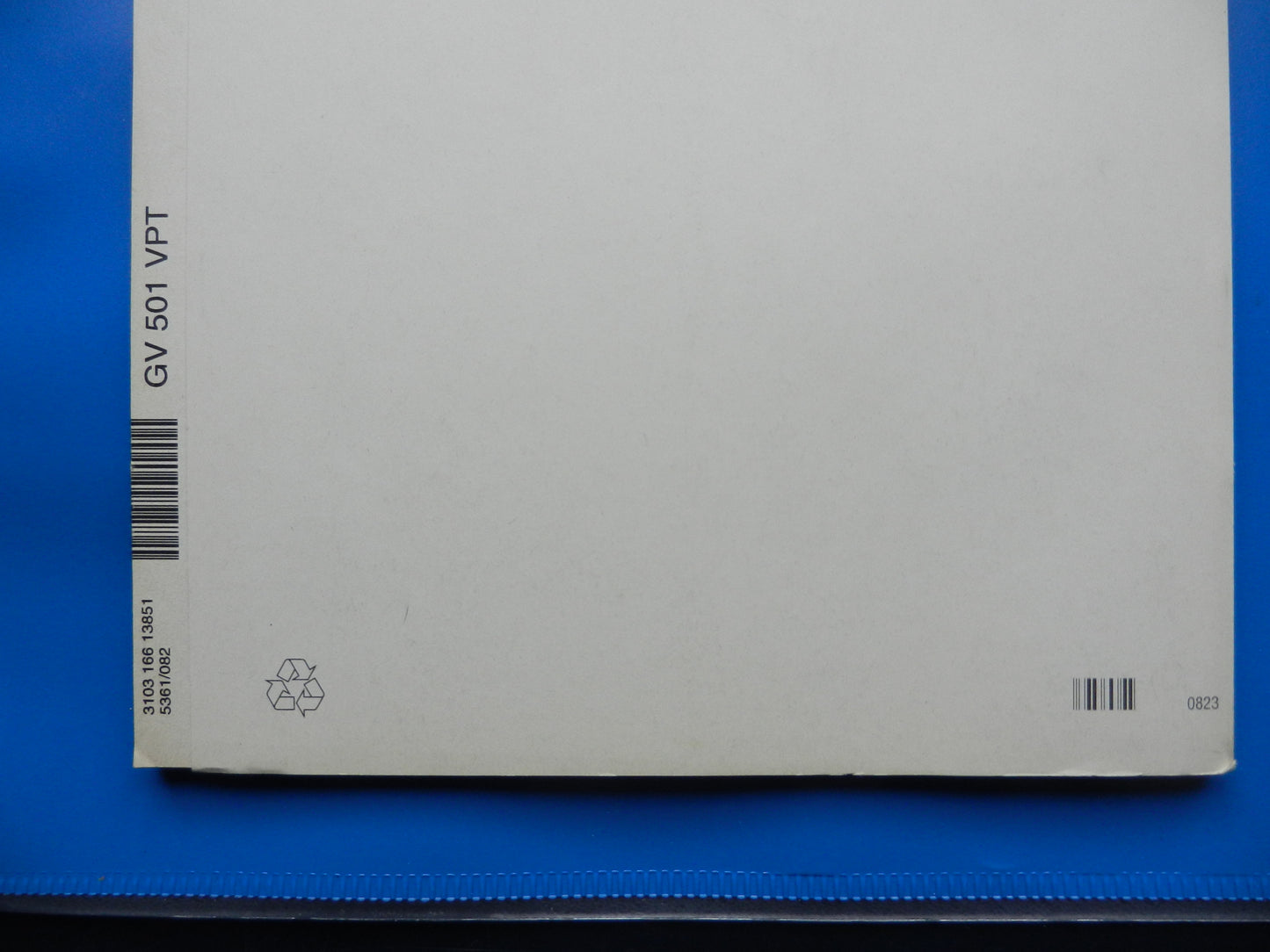 GV501 VPT Bedienungsanleitung für VHS Videorekorder von GRUNDIG