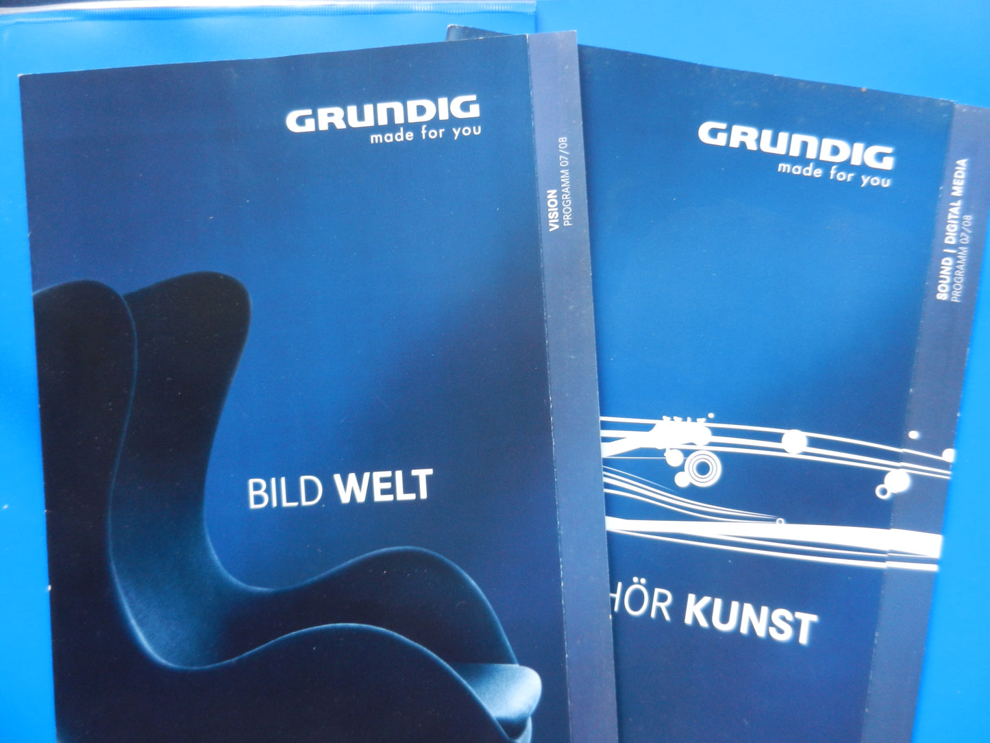 3 Prospekte 2007 / 2008 von GRUNDIG, wie neu