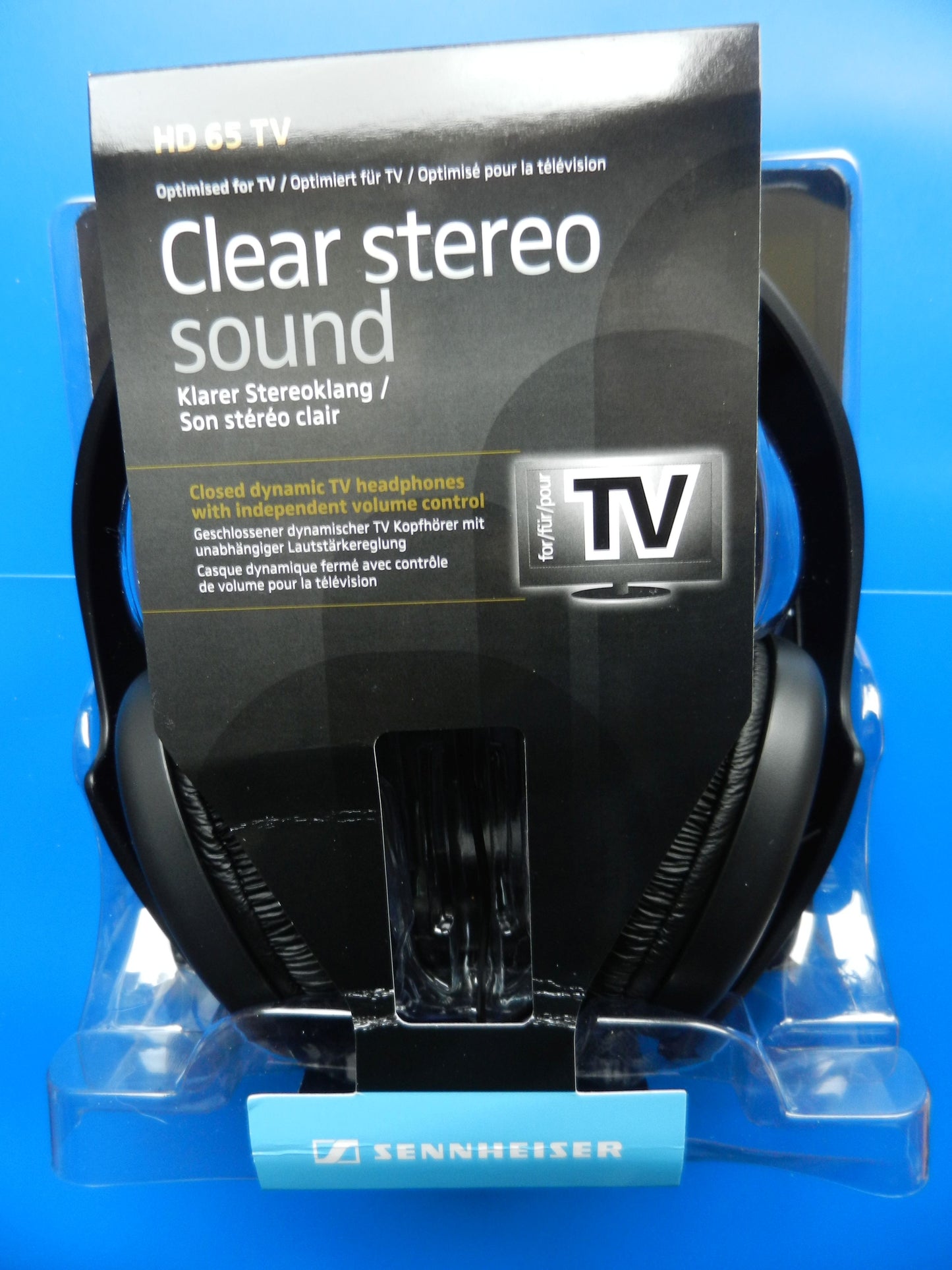 HD65TV Kopfhörer Sennheiser ohne Lautstärkeregler für MP3 Player