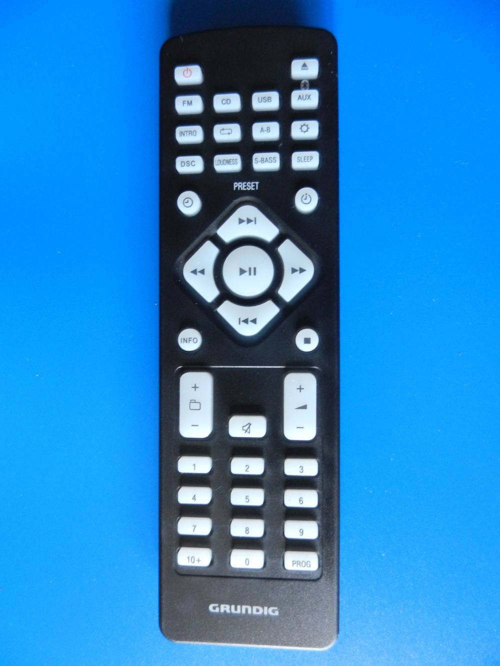 M1100BT GRUNDIG Hifi Original Fernbedienung in schwarz