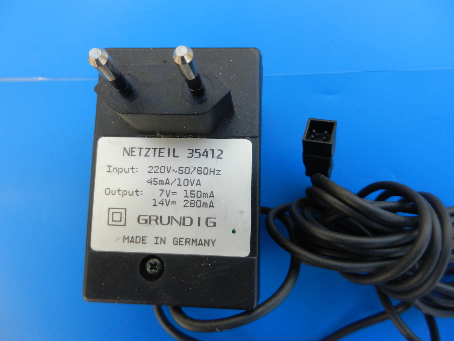 Netzteil NT35412 für GRUNDIG Diktiergeräte mit 4 poligen Anschluss