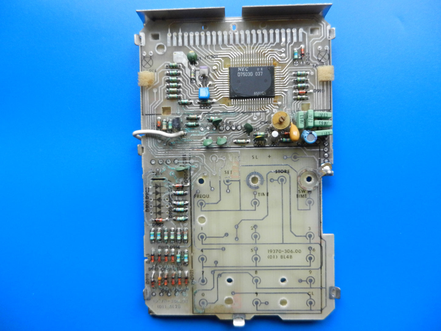 SATELLIT400 LCD Display Platine defekt zum Ausschlachten für GRUNDIG Weltempfänger