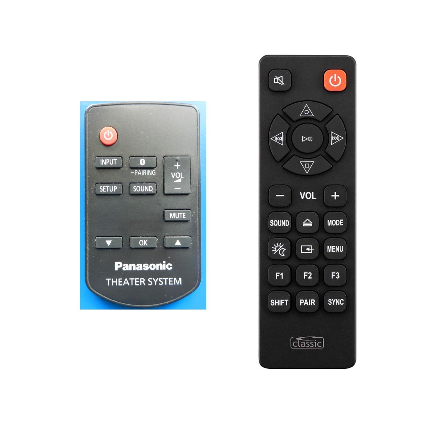 SC-HTE80 Panasonic Soundbar Ersatzfernbedienung