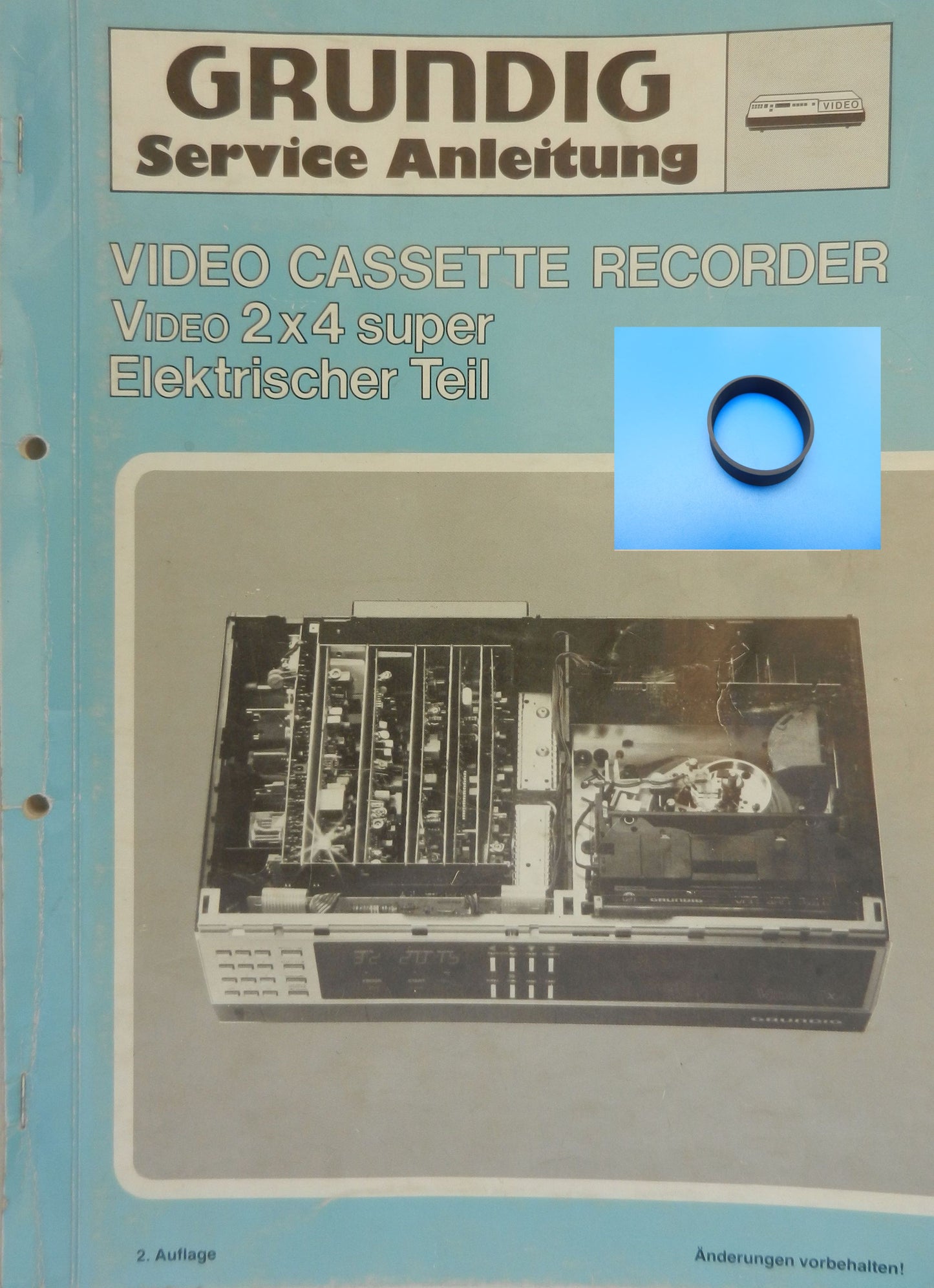 Fädelriemen für Video 2x4 Super GRUNDIG