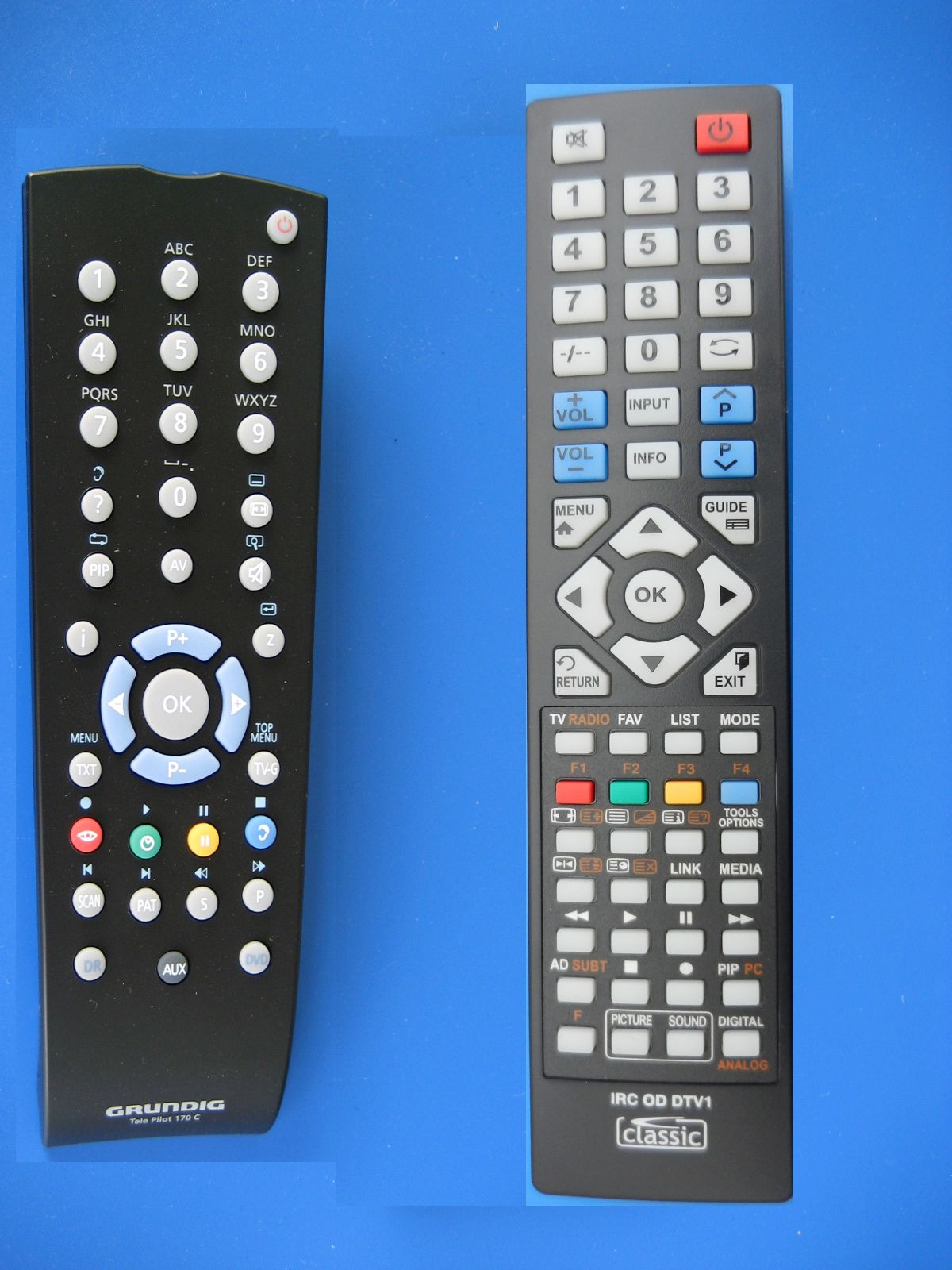 GRUNDIG TP170 C Ersatz - Fernbedienung