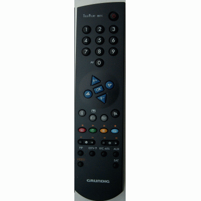 TP807 C GRUNDIG schwarz Fernbedienung NEU