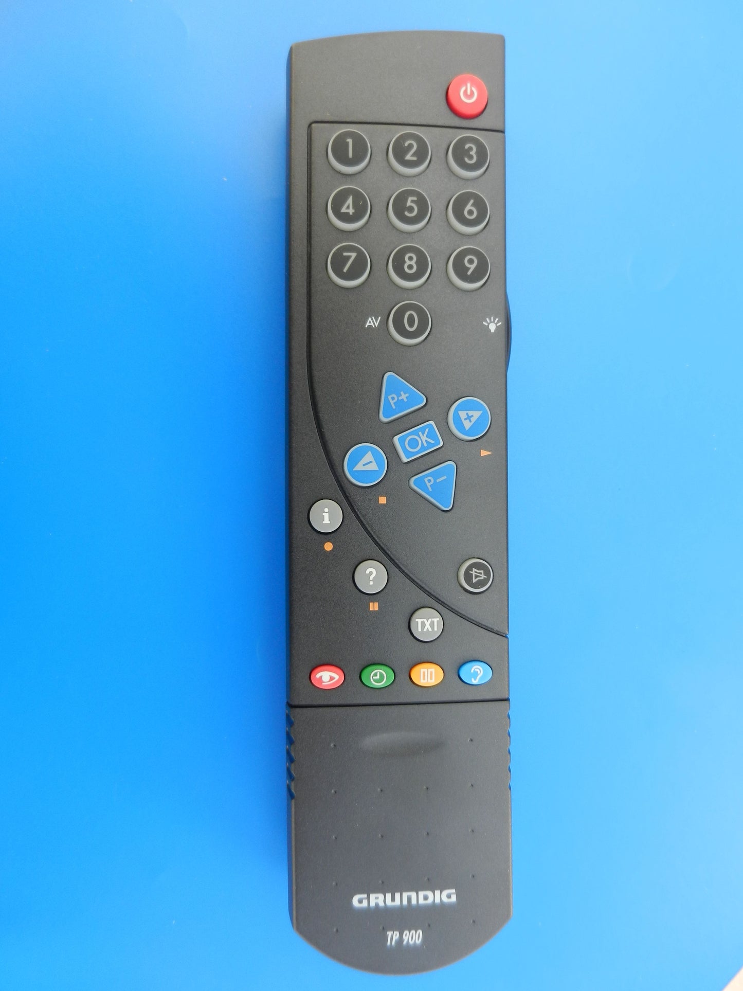 TP 900 schwarz beleuchtet GRUNDIG Fernbedienung