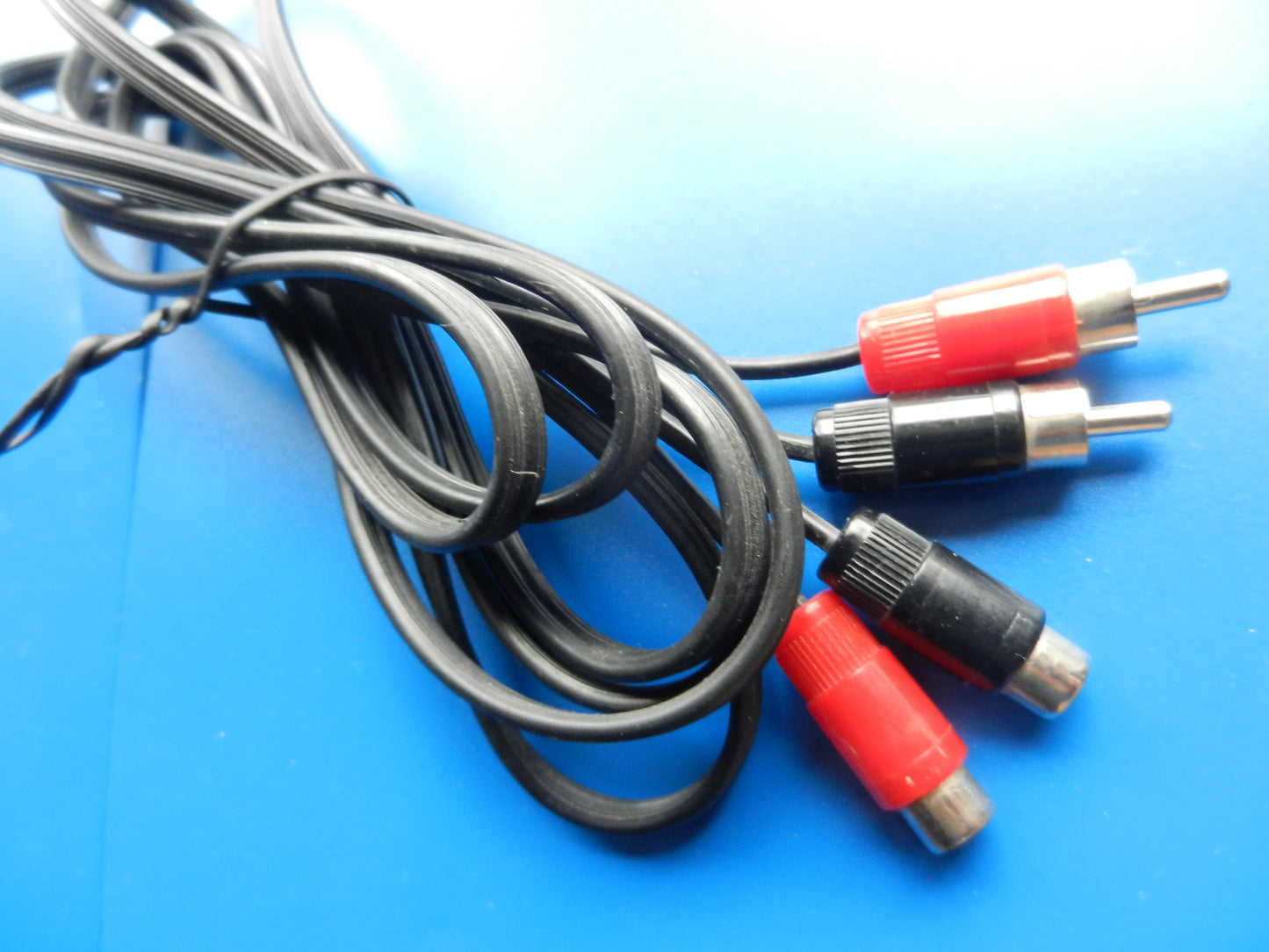 Kabel CINCH Stecker - CINCH Kupplung 2m Verlängerungskabel