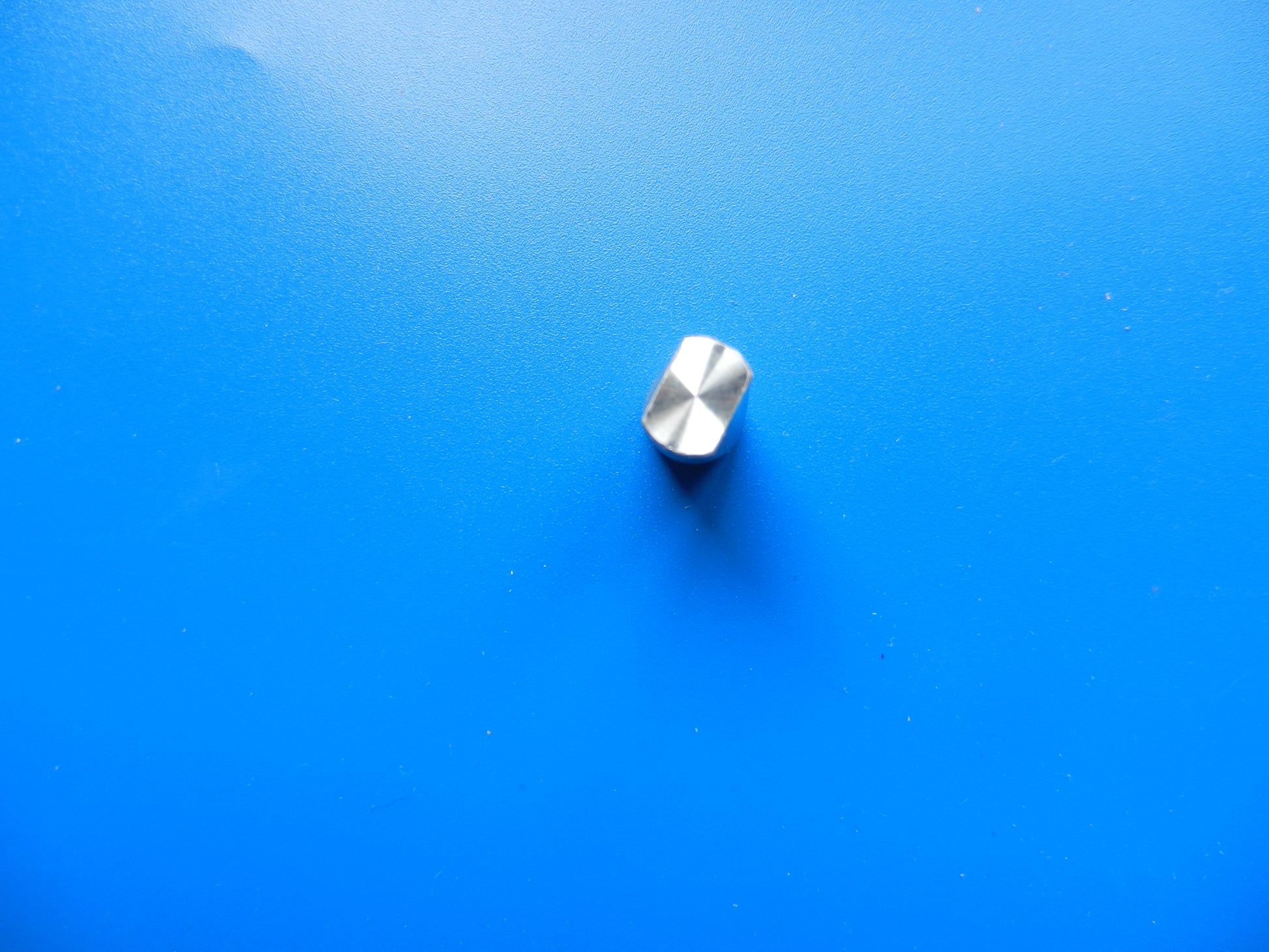 V5000 Tastenhebelknopf silber für GRUNDIG 100mm Hifi Verstärker