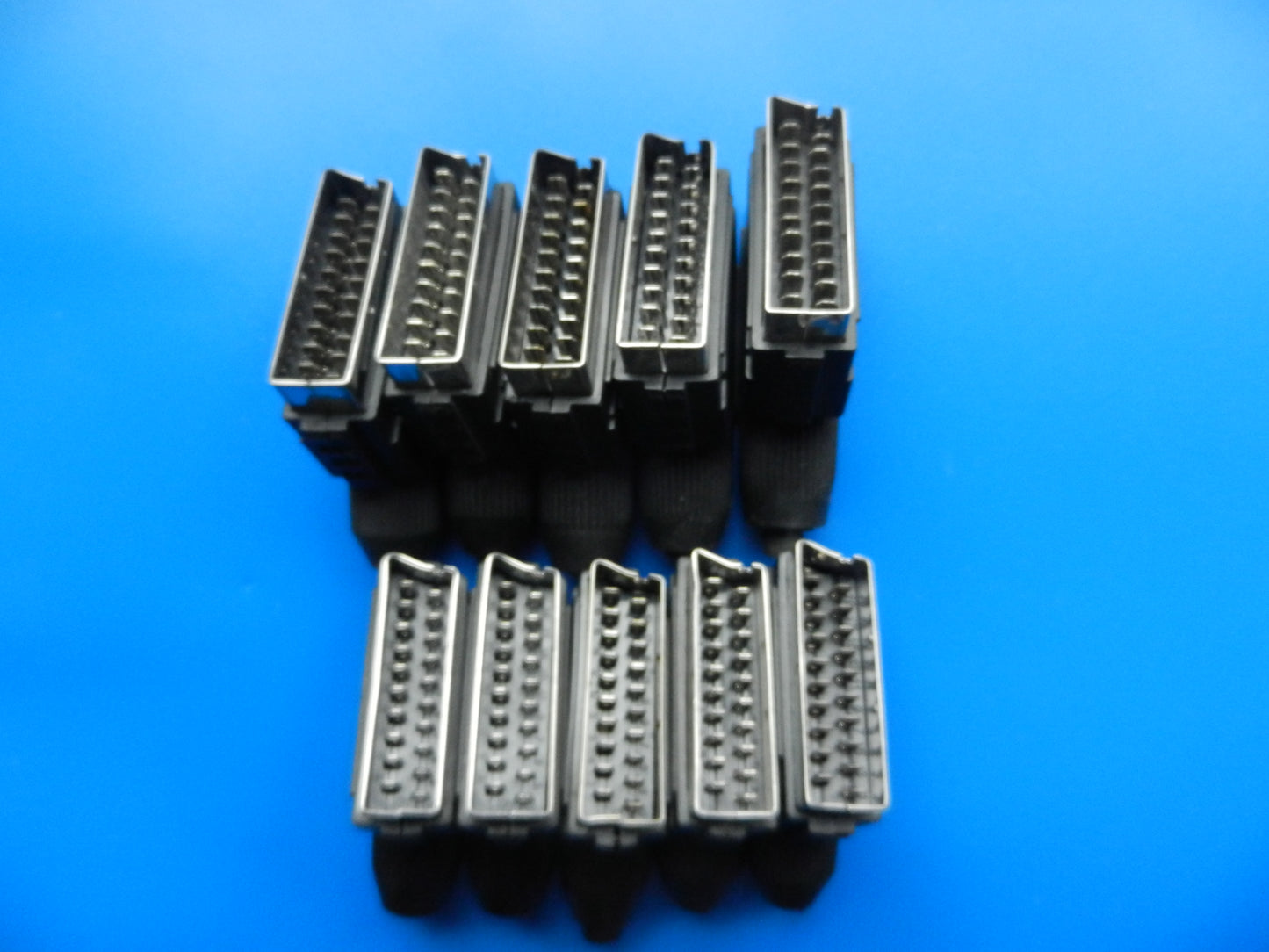 Video - Scart Stecker 10 Stück voll beschalten