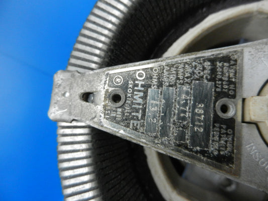 OHMITE Chigago USA  13,2Ohm 4,77A Regelbarer Doppel Lastwiderstand