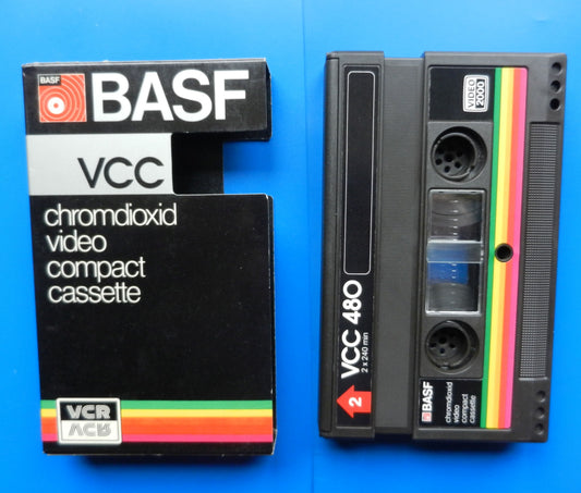 Video Cassette VCC480 von BASF für 2x4 Videorecorder von GRUNDIG