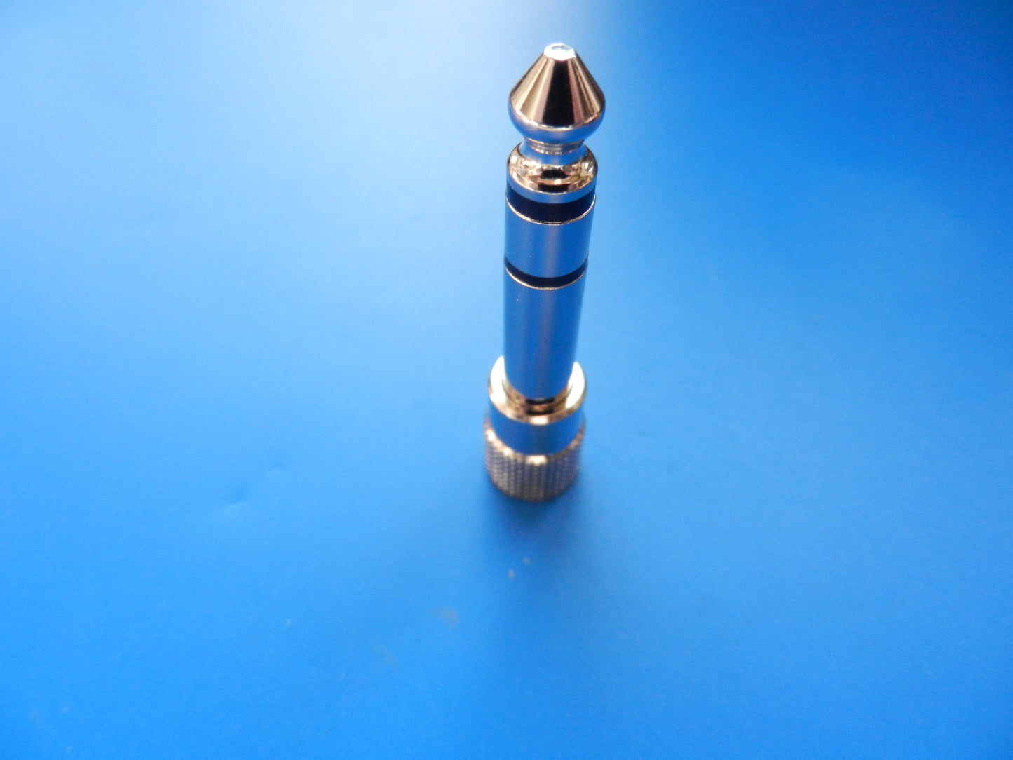 Sennheiser 549346 Adapter 6,3mm Stecker - 3,5mm Kupplung 3 polig Metallausführung