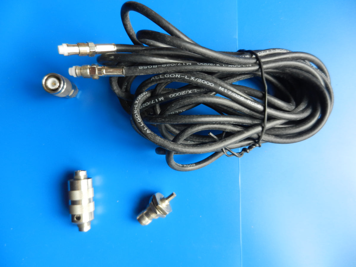 FME RG58C Koaxialkabel 5m mit 3 Adapterstecker
