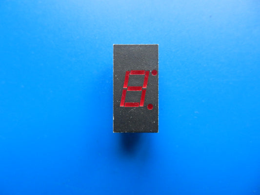 7-Segment LED Anzeige mit 2 Dezimalpunkten , oben und unten