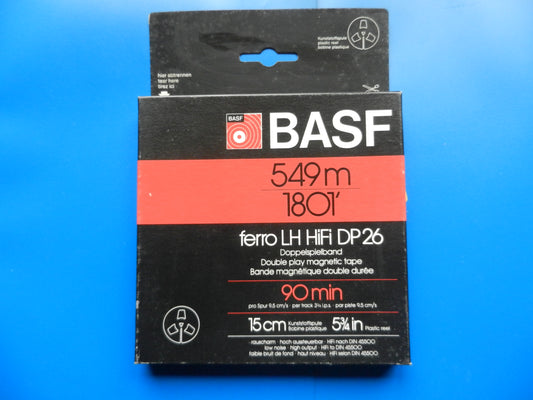 BASF DP26 LH Hifi 90min. 549m, 1801´ NEU OVP Tonband