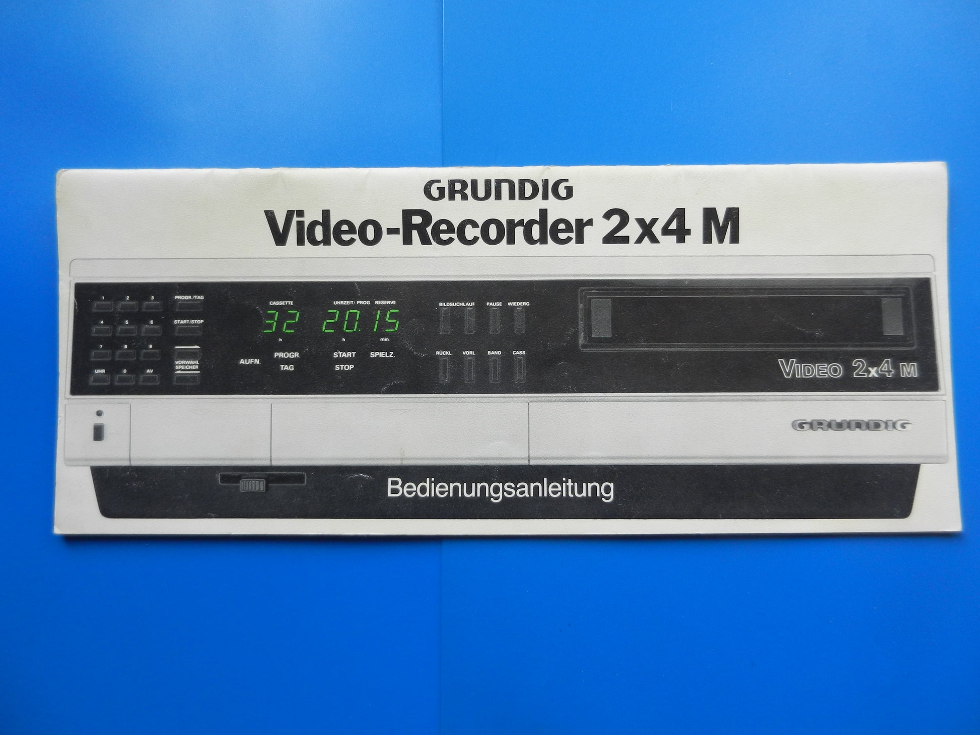 2x4M Video Bedienungsanleitung für Videorecorder von GRUNDIG