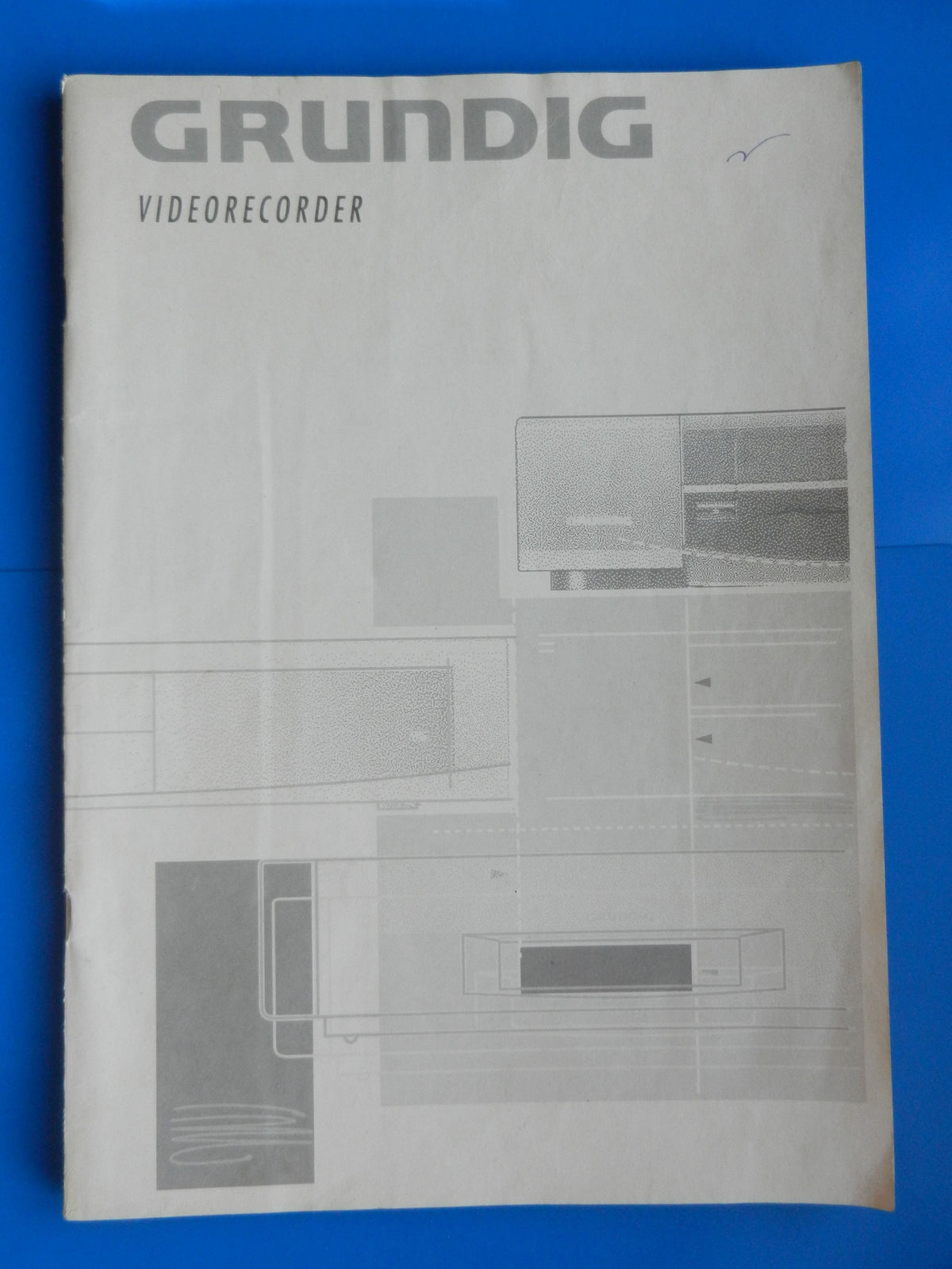 GV500 SV GV500SV Bedienungsanleitung für VHS Videorekorder von GRUNDIG