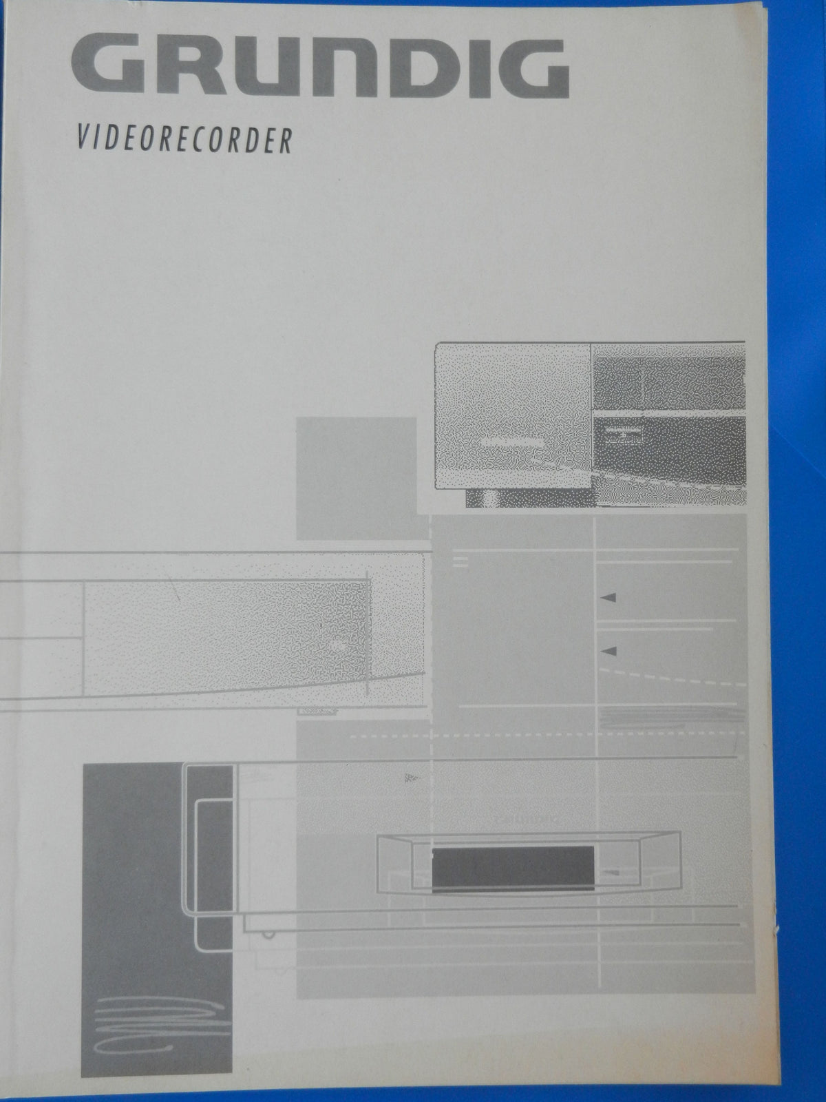 GV501 VPT Bedienungsanleitung für VHS Videorekorder von GRUNDIG