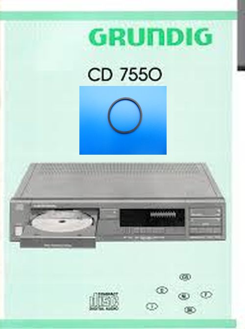 CD7550 Schubladenriemen GRUNDIG