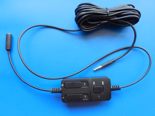 HZR62 Sennheiser kompatibler und ähnlicher Lautstärkeregler von Vivanco mit 5m Kabel NEU