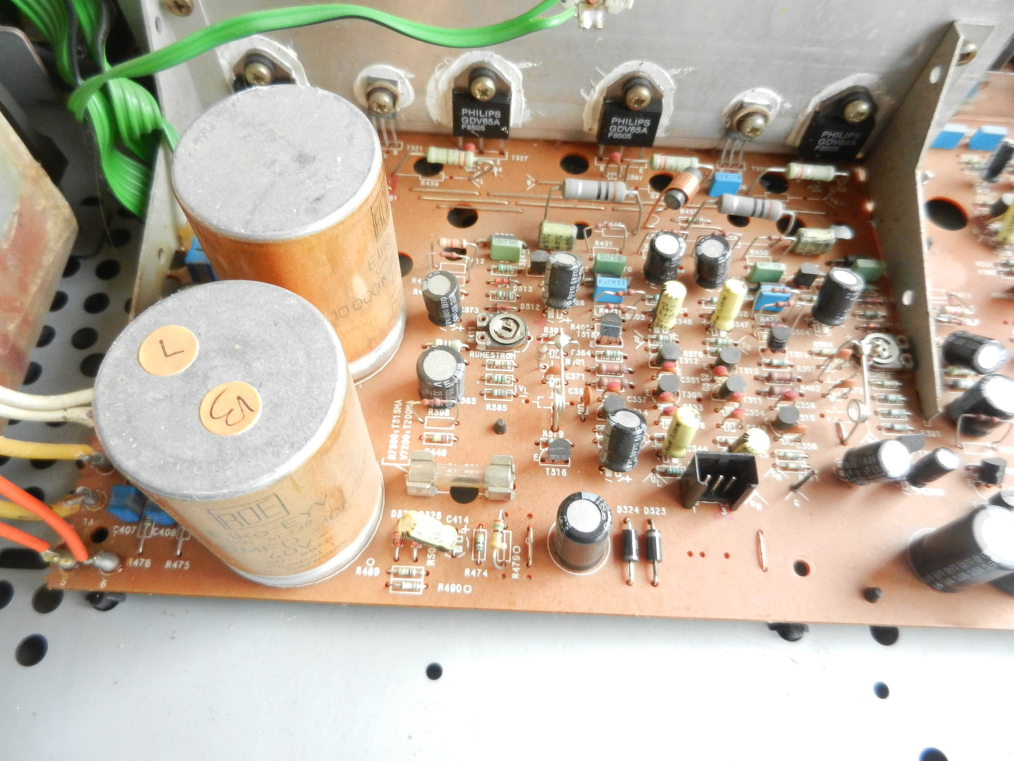 R7500 Endstufenplatine Hifi Receiver - GRUNDIG
