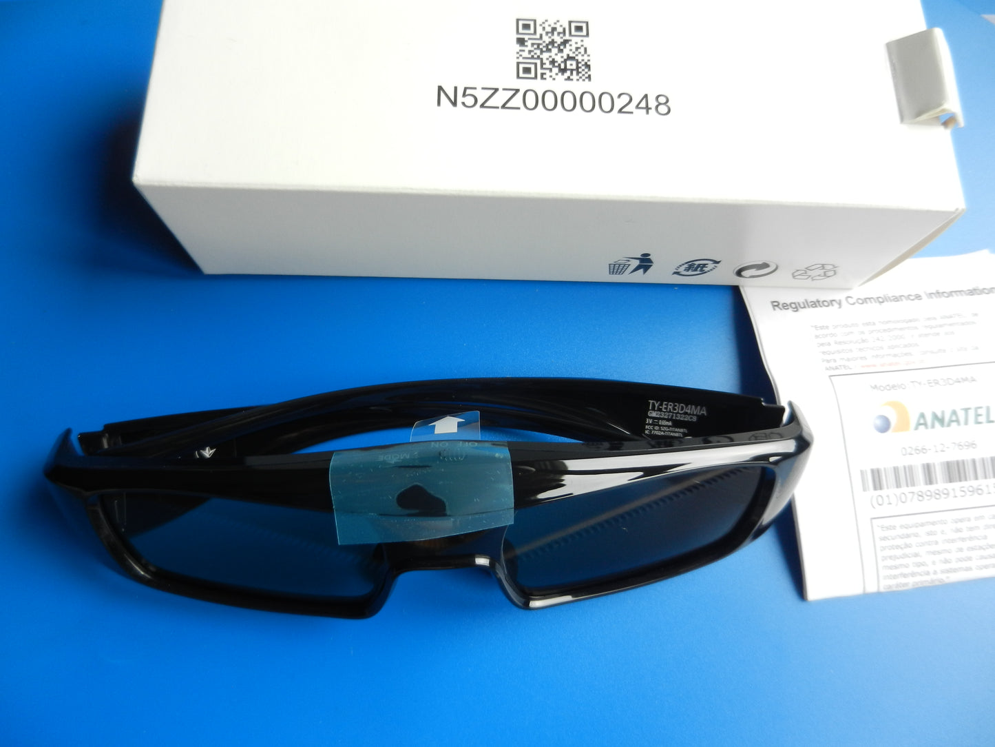 3D Brille TY-ER3D4ME – N5ZZ00000248 Aktive Shutterbrille für 3D (Bluetooth) von PANASONIC