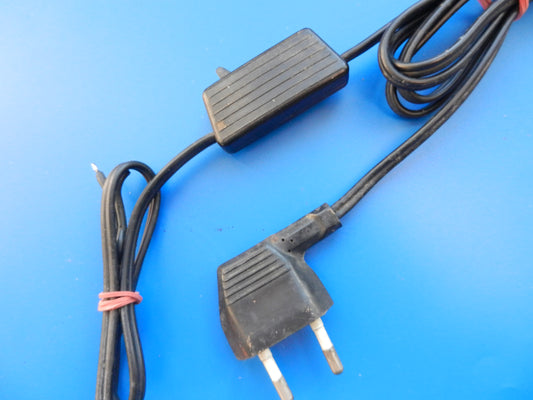 Retro Netzkabel mit Schalter von GRUNDIG für Radios / TK