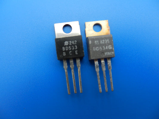 BD533 / BD534 Endstufen Transitoren z.B. für SATELLIT 600 / 650 GRUNDIG