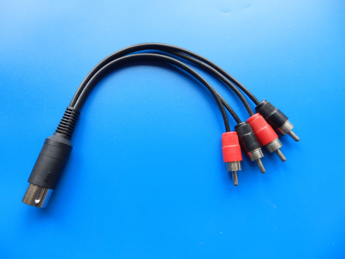 Adapter DIN 5 pol ( Stecker ) - CINCH ( 4 x Stecker )