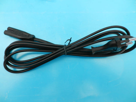 Euro - Netzkabel 2m schwarz