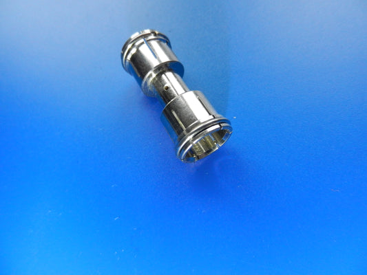 F- Verbinder aus Metall  Stecker - Stecker