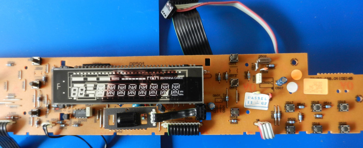 T4 RDS Display-Bedien-Platine für Hifi Fine Arts GRUNDIG Tuner