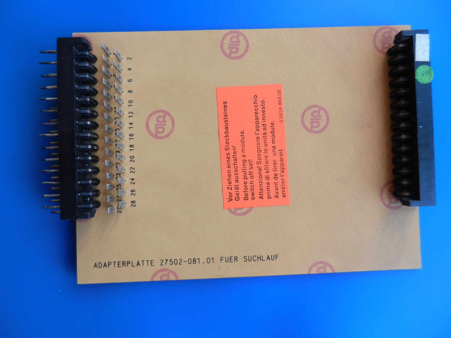 2x4 super / Stereo Adapter Leiterplatte für Suchlauf 081.01 Videorecorder von GRUNDIG