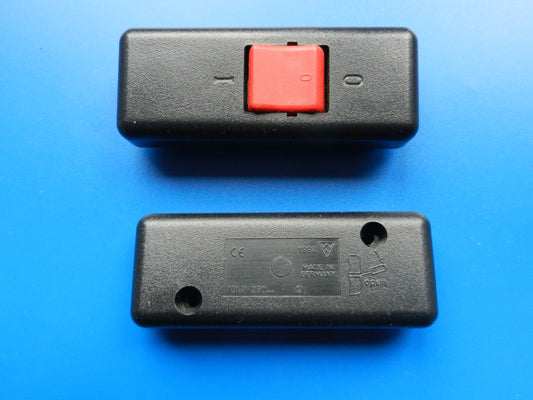 Kabelschalter für 2 polige Netzkabel  2 poliger Schalter rot