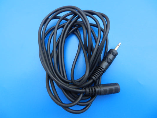 3,5mm Kabel Klinkenstecker / Klinkenkupplung 3m Mono 2 polig für Cassettenrecorder